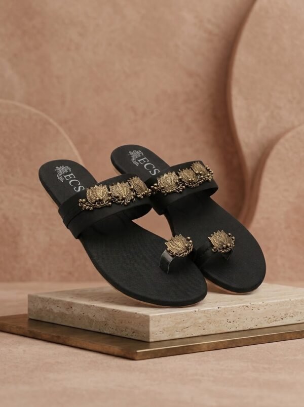 Ethnic Kolhapuri Slides - Image 2