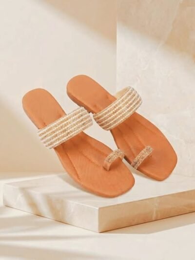 Shimmer Toe-Ring Chappal