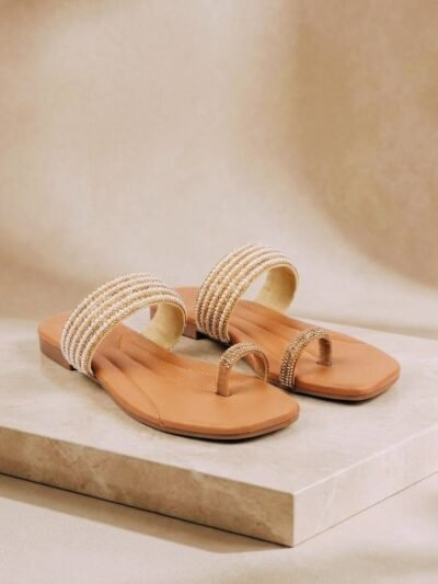 Shimmer Toe-Ring Chappal